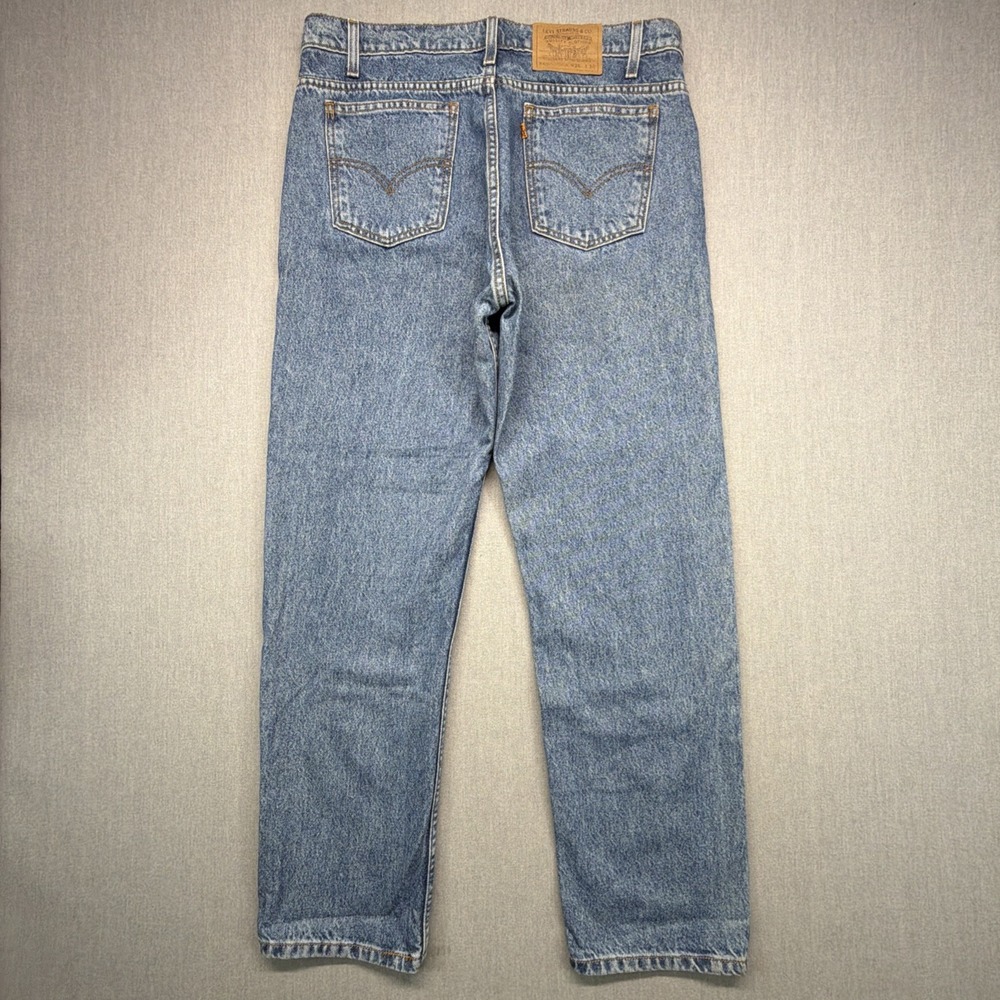 Vintage Levis 505 Orange Tab Jeans 36x30 (Fits 34x30) Straight Leg 1995